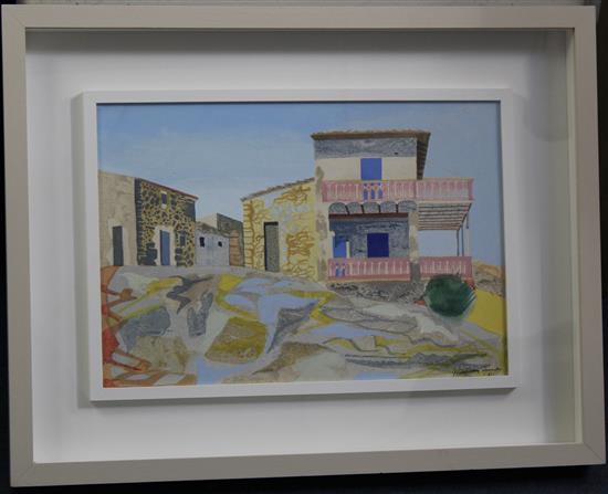 § Humphrey Spender (1910-2005) The Last House, San Telmo, Majorca, 11 x 16in. Provenance: Louise Kosman